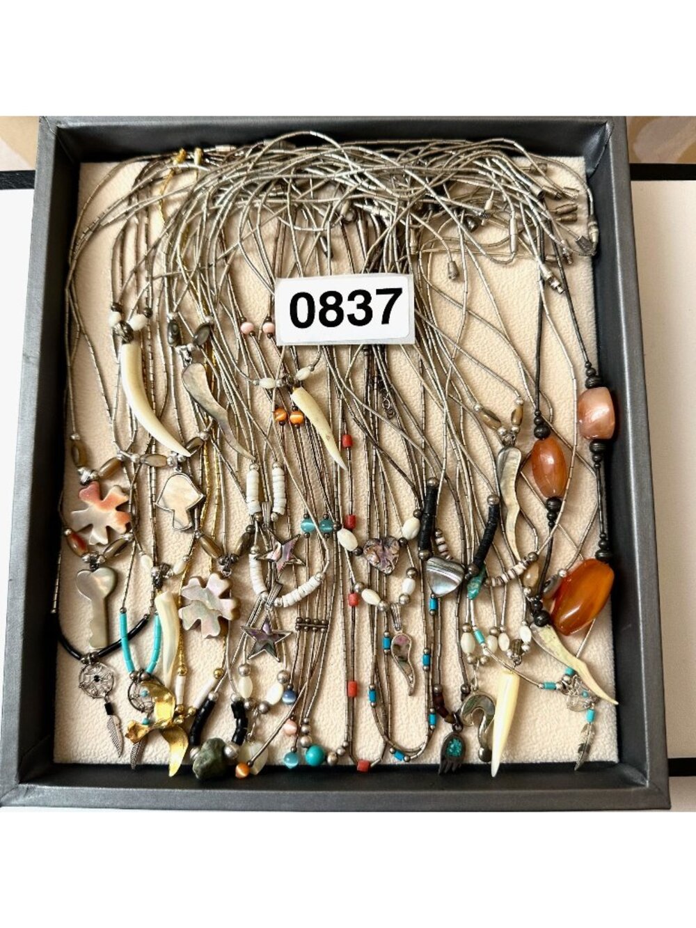 Large Lot of Vintage South Western Tourist Souvenir Necklaces Untested